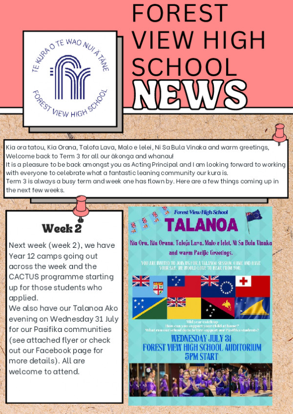 School News Classroom Newsletter In Red White Brown Retro Style